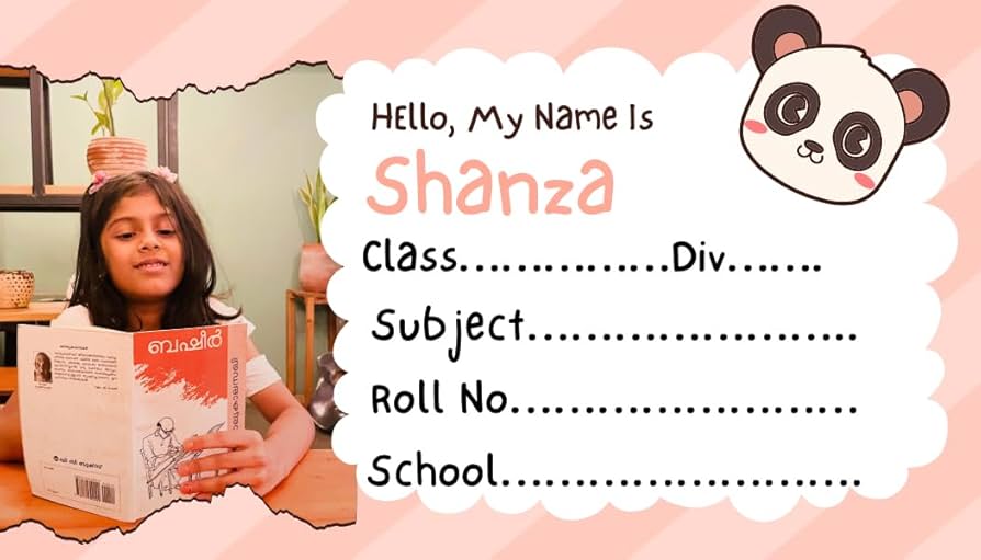Custom Name Slips