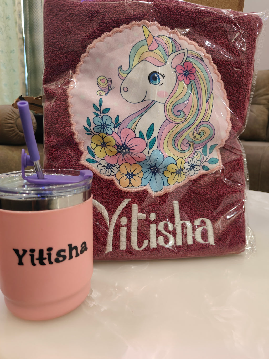 Cartoon Printed Stainless Steel Cup / Mug – 530 ml