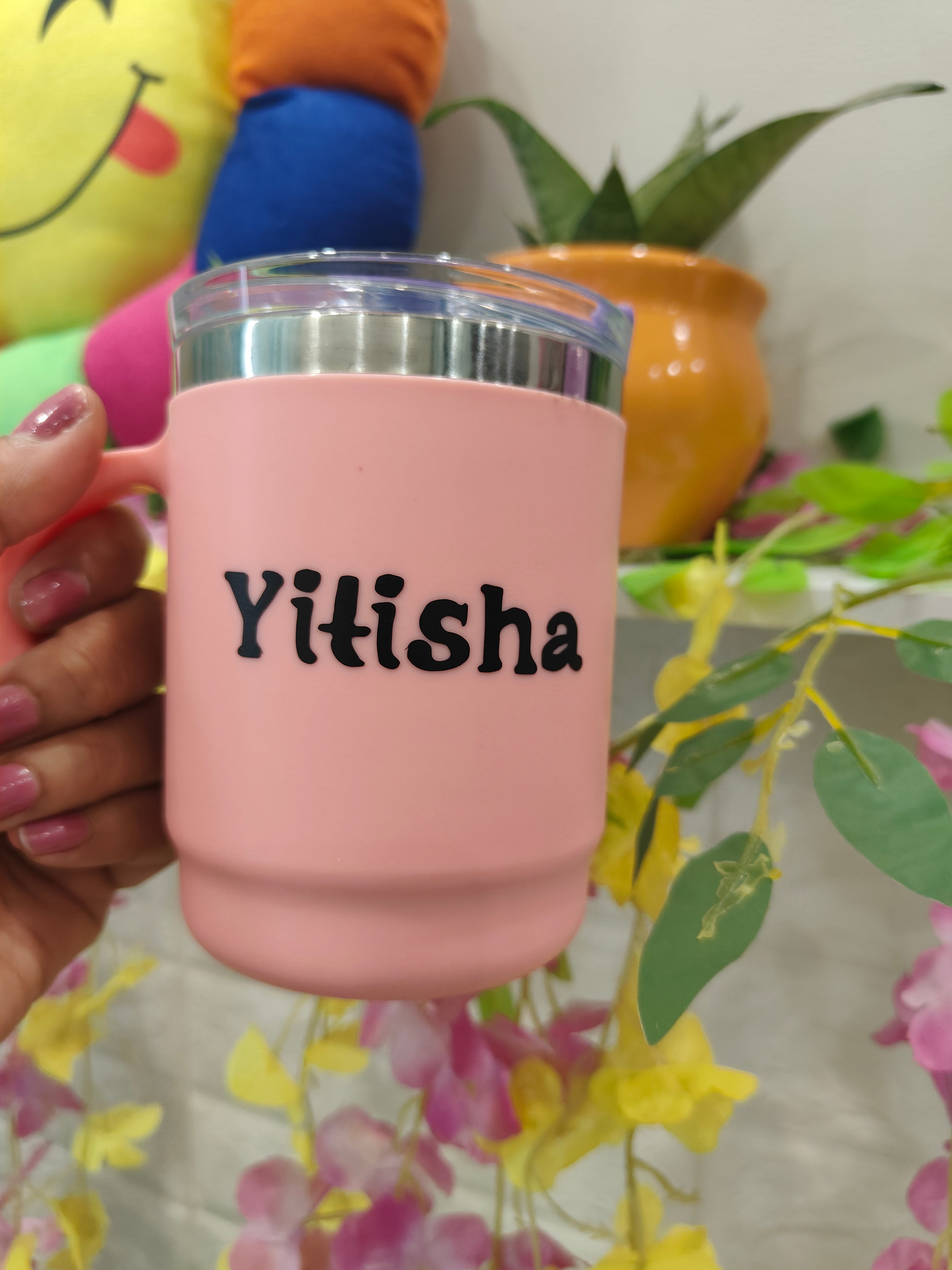 Cartoon Printed Stainless Steel Cup / Mug – 530 ml